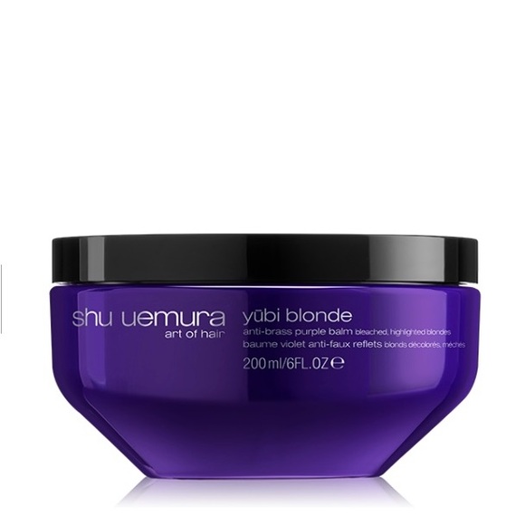 SHU UEMURA yūbi blonde anti-brass purple hair mask 200ml.